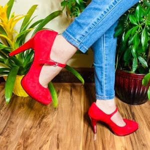 Nine West Red Heels